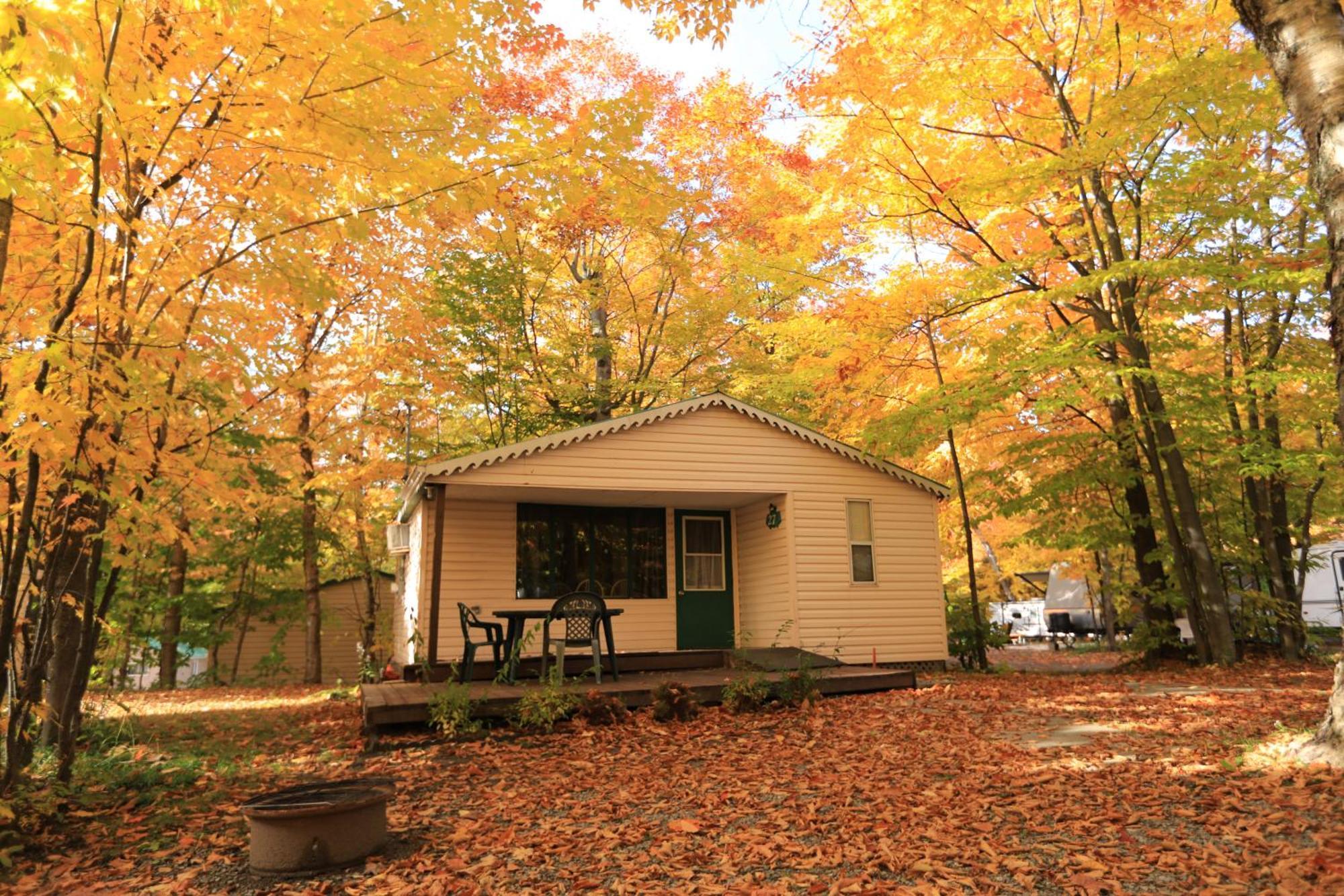 Camping Chalets Lac St-Augustin Québec Kültér fotó