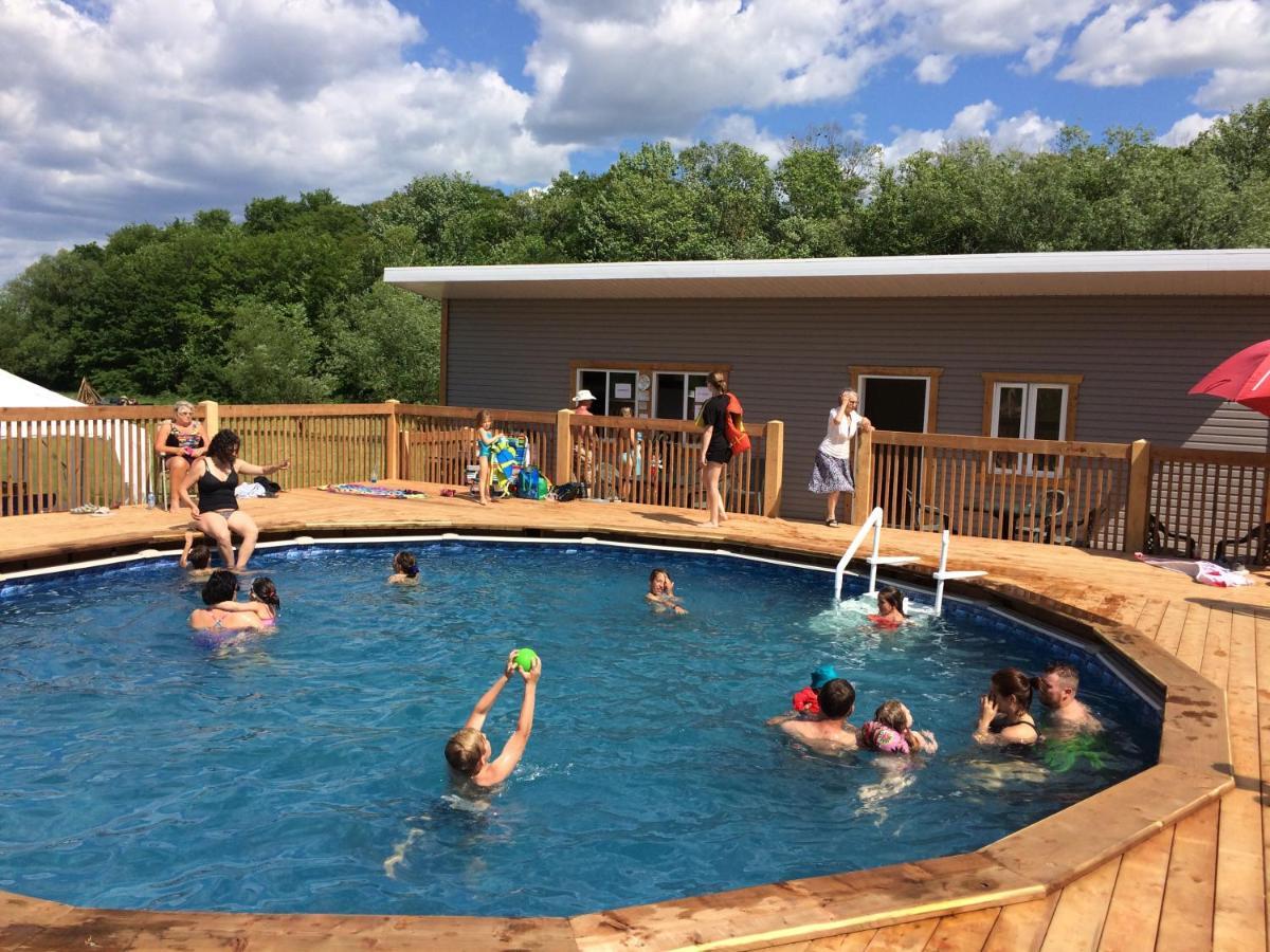 Camping Chalets Lac St-Augustin Québec Kültér fotó